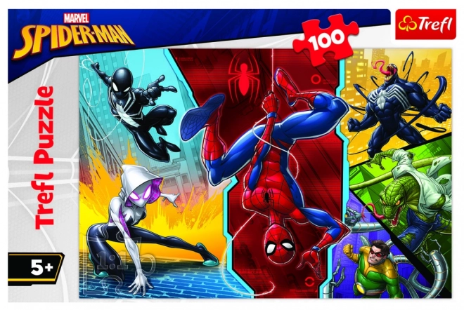 Puzzle Trefl Spider-Man Marvel pro děti 100 dílků