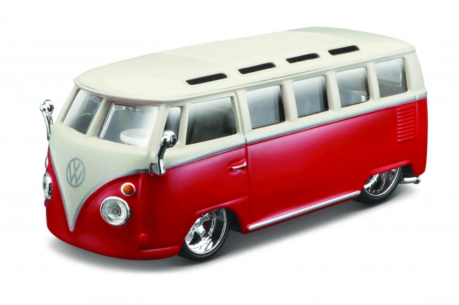 Volkswagen Van Samba červeno-bílá 1:32 od Bburago