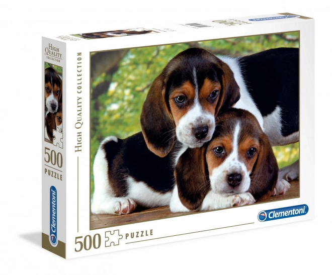 Puzzle 500 dílků Pejsci