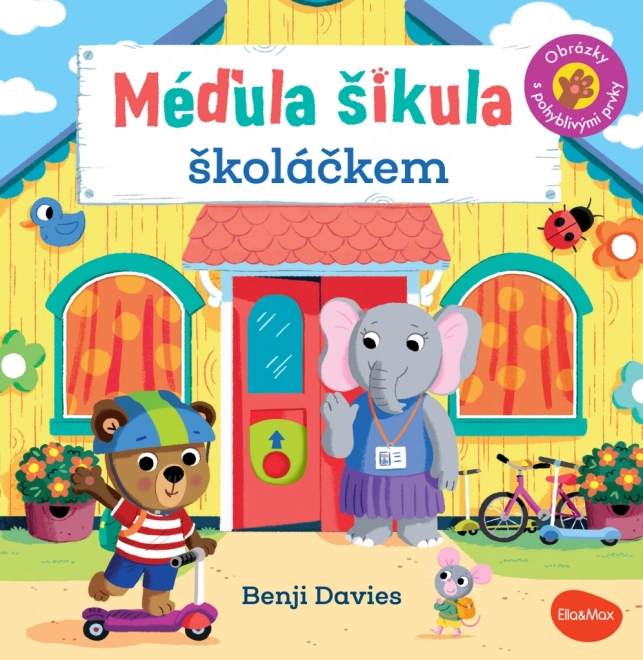 Méďula šikula školáček – obrázky s pohyblivými prvky