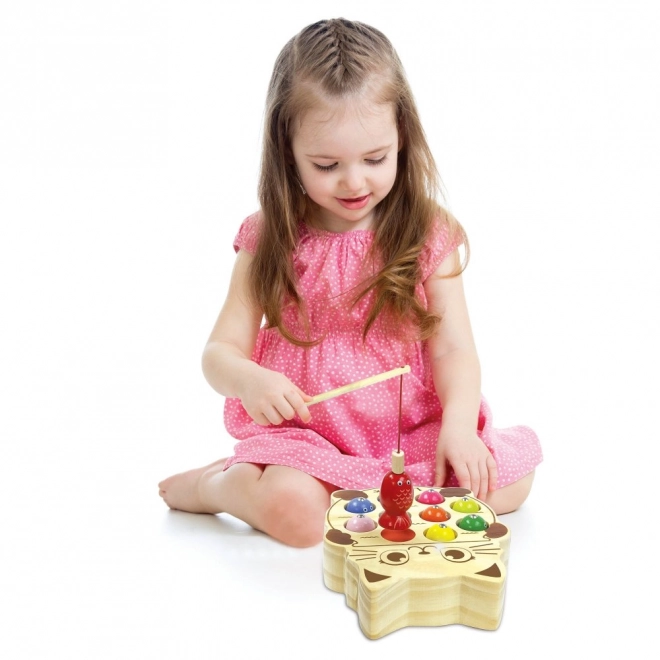 Hra na rybáře Bio Toys Greedy Cat