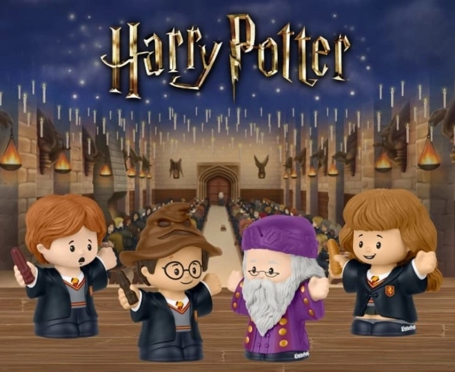 Sada figurek Little People Harry Potter 4-pack Kámen mudrců