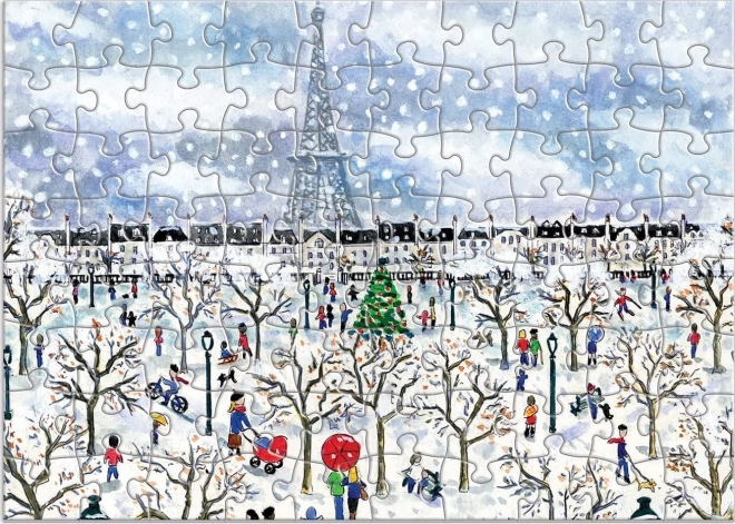 Adventní kalendář puzzle 12 vánočních dnů