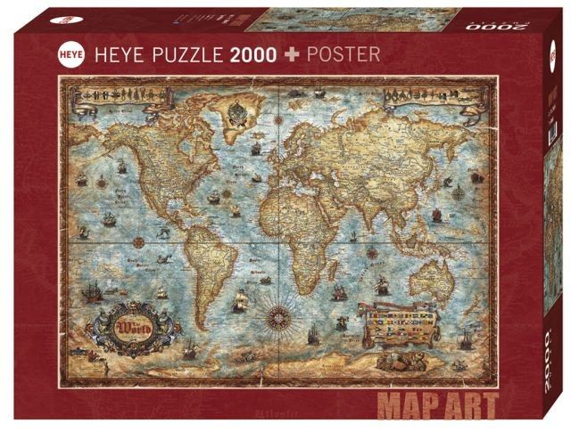 Puzzle 2000 prvků Svět