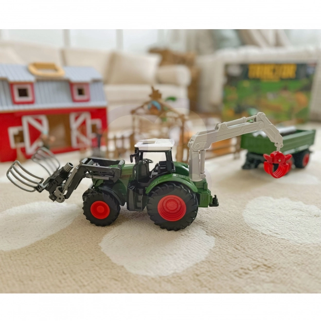 Sada zemědělských strojů traktor mini farma WOOPIE