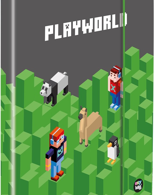 OXYBAG Box na sešity A5 Jumbo Playworld