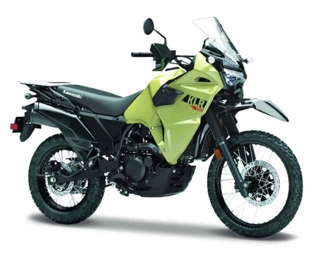 Model Kawasaki KLR 650 se stojanem 1/18