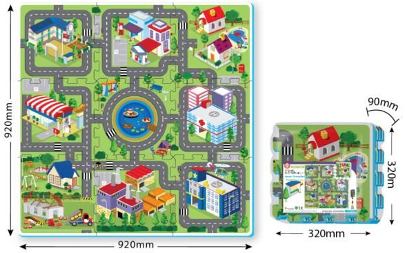 Puzzle Mat City