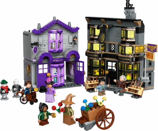 LEGO Harry Potter 76439 Ollivanderův obchod a Obchod madame Malkinové