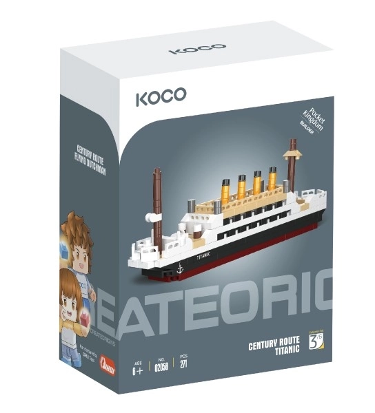 Stavebnice mini Titanic plast