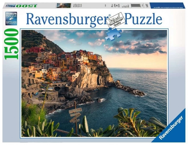 Puzzle Ravensburger 1500 dílků s výhledem na Cinque Terre