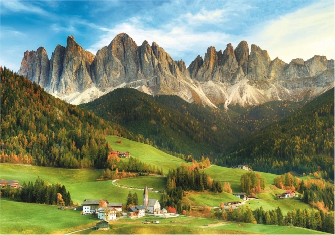 TREFL Puzzle s třídičem 2v1 Dolomity, Itálie 1000 dílků