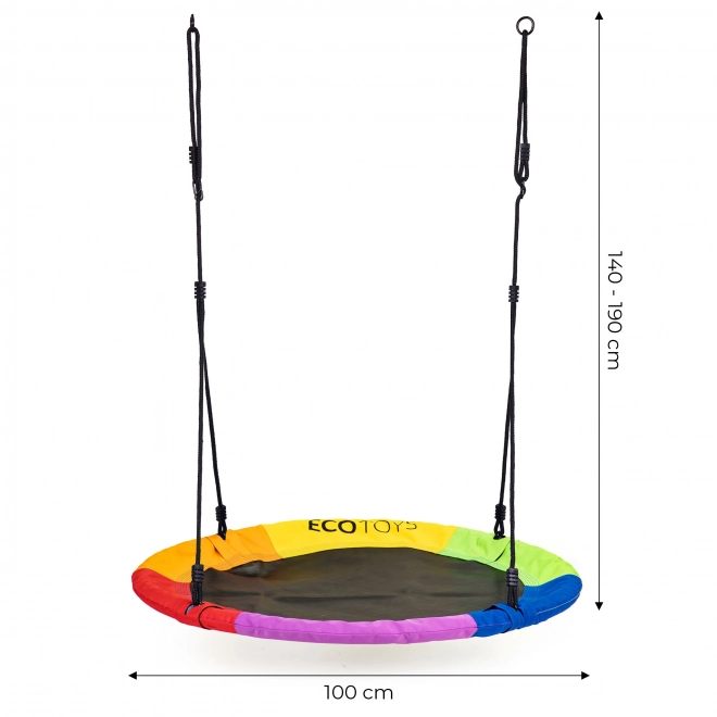 Zahradní houpačka, 100 cm, vícebarevná ECOTOYS