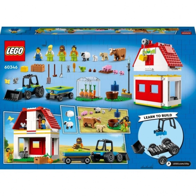 LEGO City 60346 Stodola a zvířátka z farmy