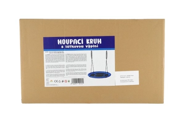 Houpací kruh 80 cm látková výplň v krabici 60x37x7cm – Zelený