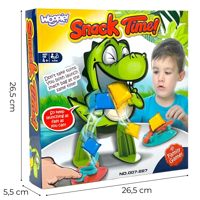 Woopie dovednostní hra Hladový dinosaurus