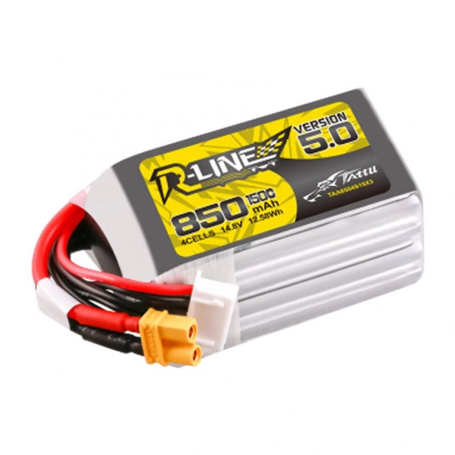 Akumulátor Tattu R-Line 850 mAh 14,8 V 150C pro FPV drony