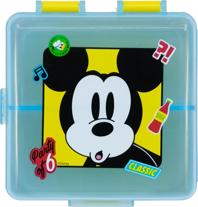 STOR Čtvercový Multi Box na svačinu Mickey Mouse