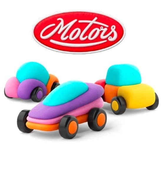 Hej Clay Plastic Mass Happy Cars