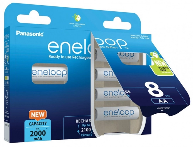 Dobíjecí baterie AA / R6 2000mAh Panasonic Eneloop 8ks