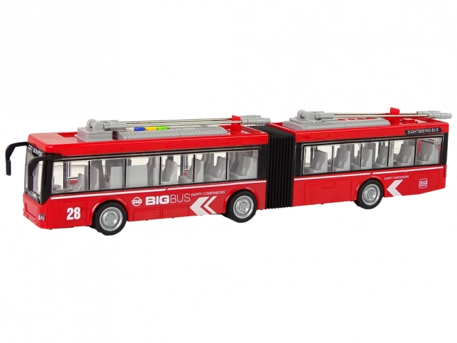 Červený dvojitý autobus 1:16.