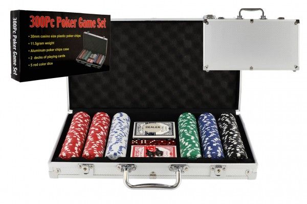 Poker sada v hliníkovém kufříku - 300 kusů