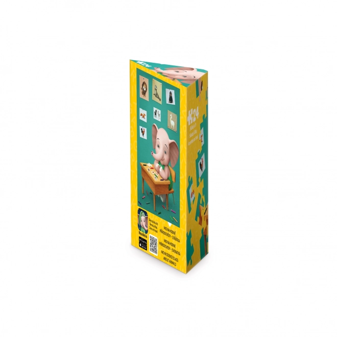 Dino Puzzle Sloník Mio 24 dílků