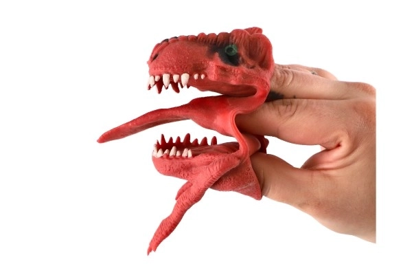 Maňásek dinosaurus 6x8cm silikon 3 barvy