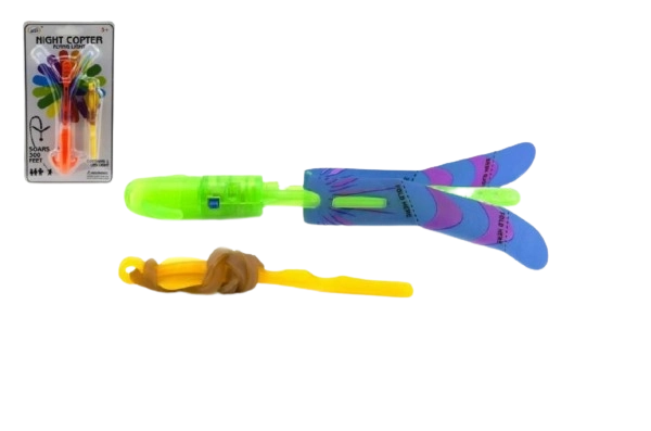 Vystřelovací vrtulka se světelnými efekty - 16 cm