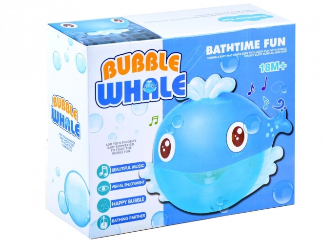 Hračka do koupele Bubble whale vytváří pěnu + melodie ZA3280