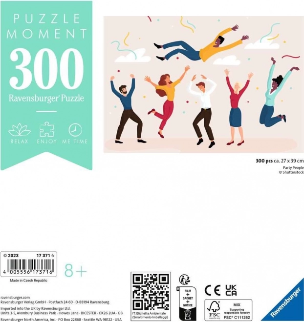 Puzzle Moment: Party People od Ravensburger, 300 dílků