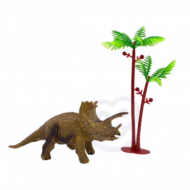 Sada figurek dinosaurů s herní podložkou a kufříkem