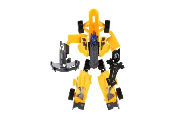 Transformer auto/robot závodní formule plast 19 cm na kartě