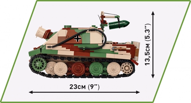 COBI 2585 II WW 38 cm Sturmmorser Sturmtiger, 1:28, 1100 k, 1 f