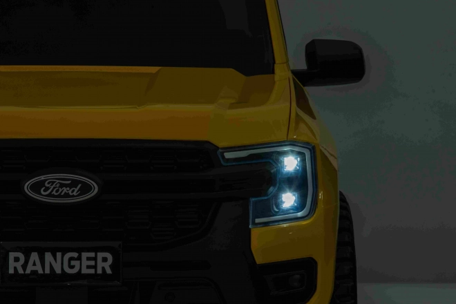 Dětský vůz Ford Ranger žlutý