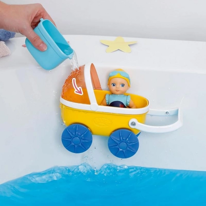 Kočárek Splish Splash s panenkou BABY born Emma