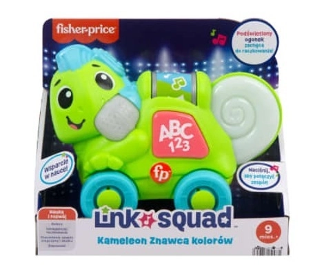 Interaktivní chameleon znalkyně barev Link Squad