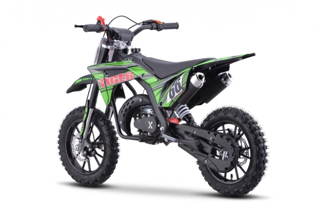 Benzinový motocykl Tiger 49cc zelený