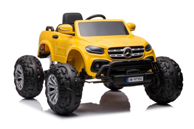 Mercedes DK-MT950 4x4 Battery Car Zlatožlutá barva