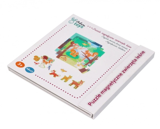 Magnetická puzzle knížka - Lesní zvířata