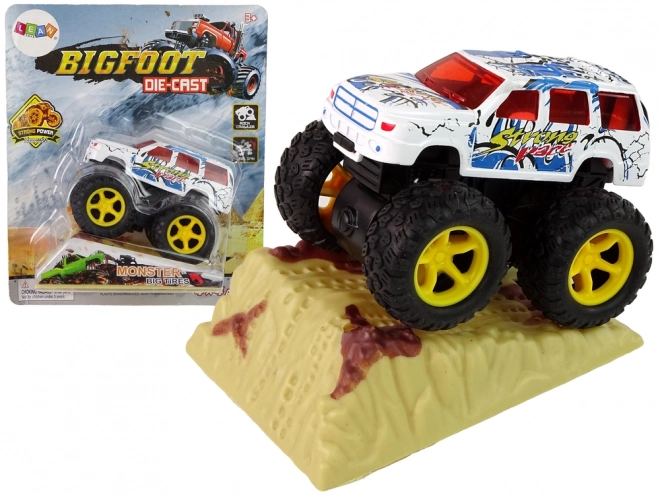 Monster Truck Big Foot gumové pneumatiky rampa