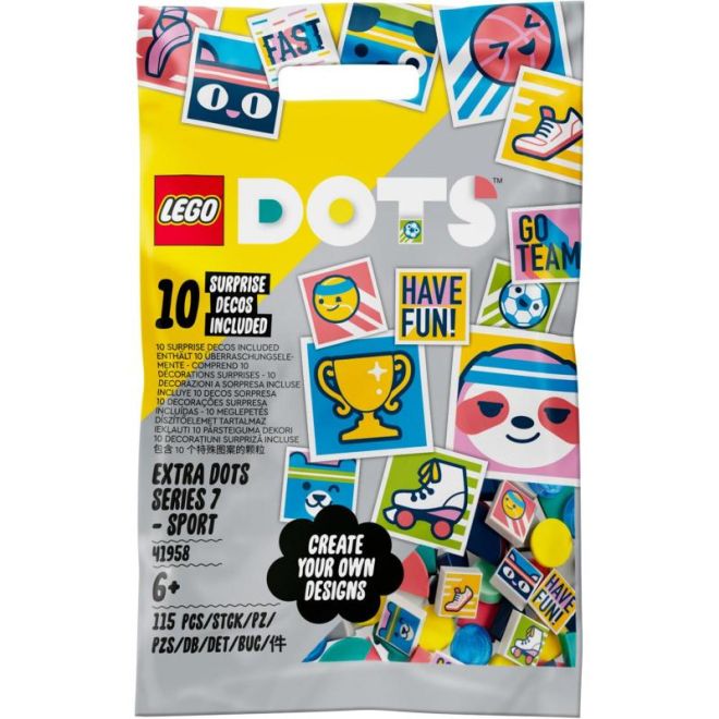 LEGO Dots 41958 Doplňky DOTS – 7. série – SPORT