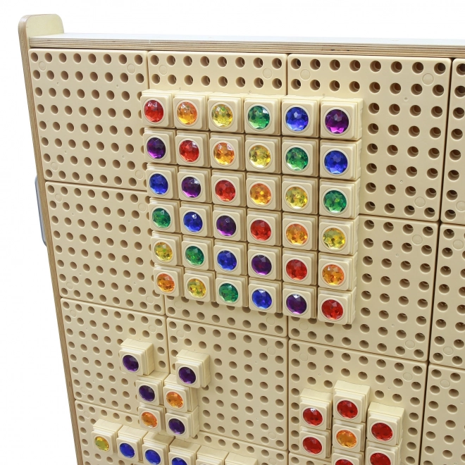 Masterkidz dřevěná volně stojící STEM tabule