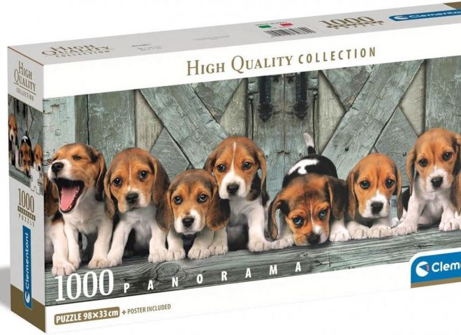 Puzzle 1000 prvků Kompaktní panorama Beagle