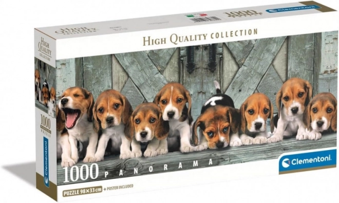 Puzzle 1000 prvků Kompaktní panorama Beagle