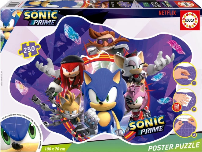 Poster puzzle Sonic Prime 250 dílků