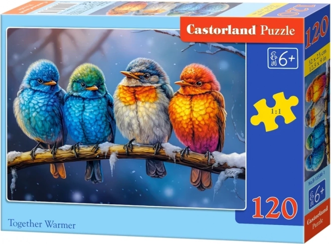 CASTORLAND Puzzle Spolu nám je tepleji 120 dílků