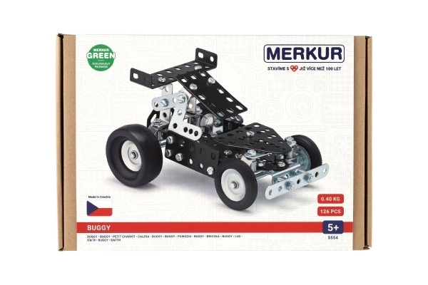 Stavebnice MERKUR 055 Buggy 126ks v krabici 26x18x5,5cm