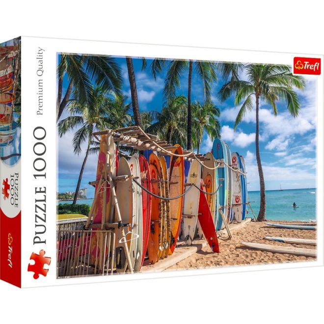 Puzzle 1000 prvků Waikiki Beach Hawaii