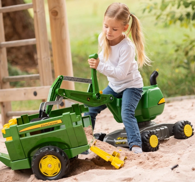Dětská bagr na kolech John Deere